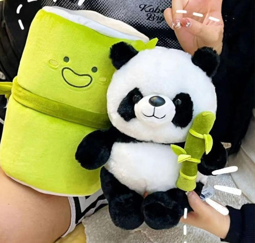 Bamboo Panda Plush Toy – Cute Soft Panda Stuffed Anima
