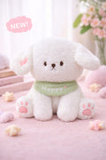 Cute Happy Dog Plush Toy – Soft Smiling Puppy Stuffed Animal | Adorable Cuddly Dog Teddy for Kids & Gifts