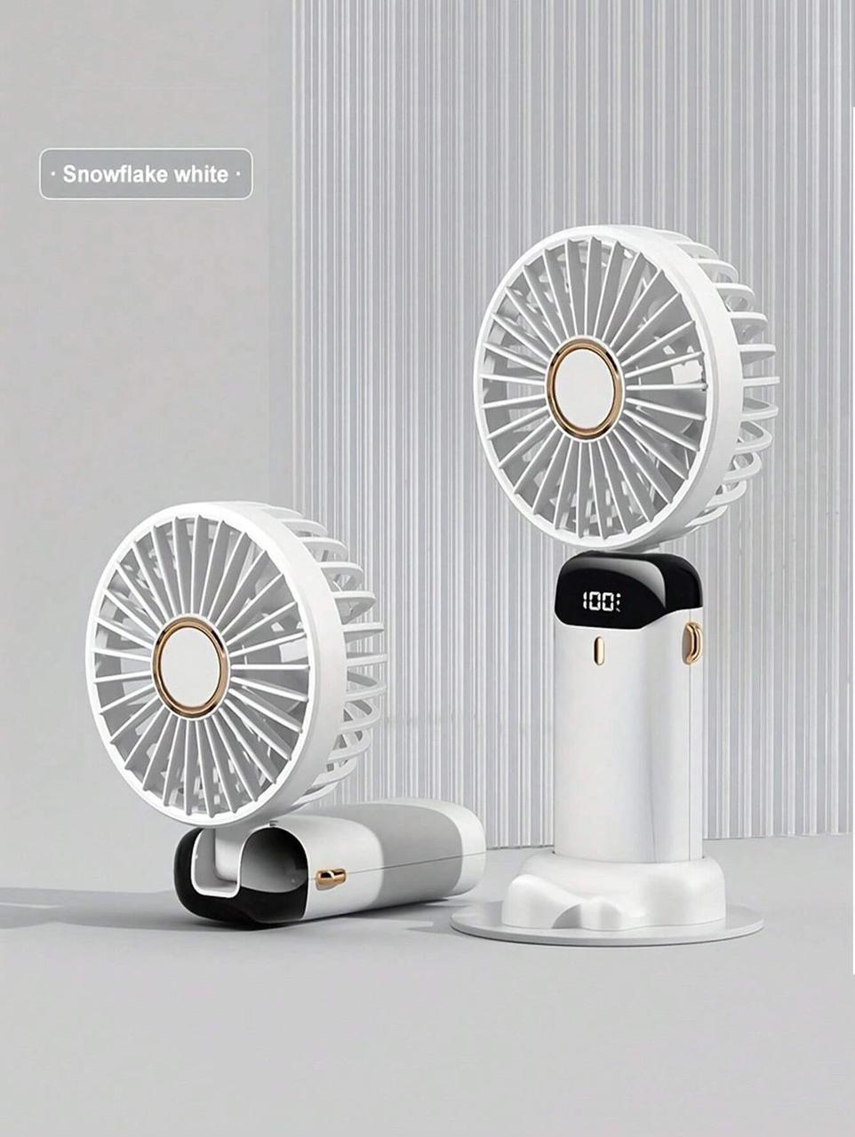 Mini Digital Hand Fan | LED Display Battery Fan | Portable Pocket Fan for Travel & Office