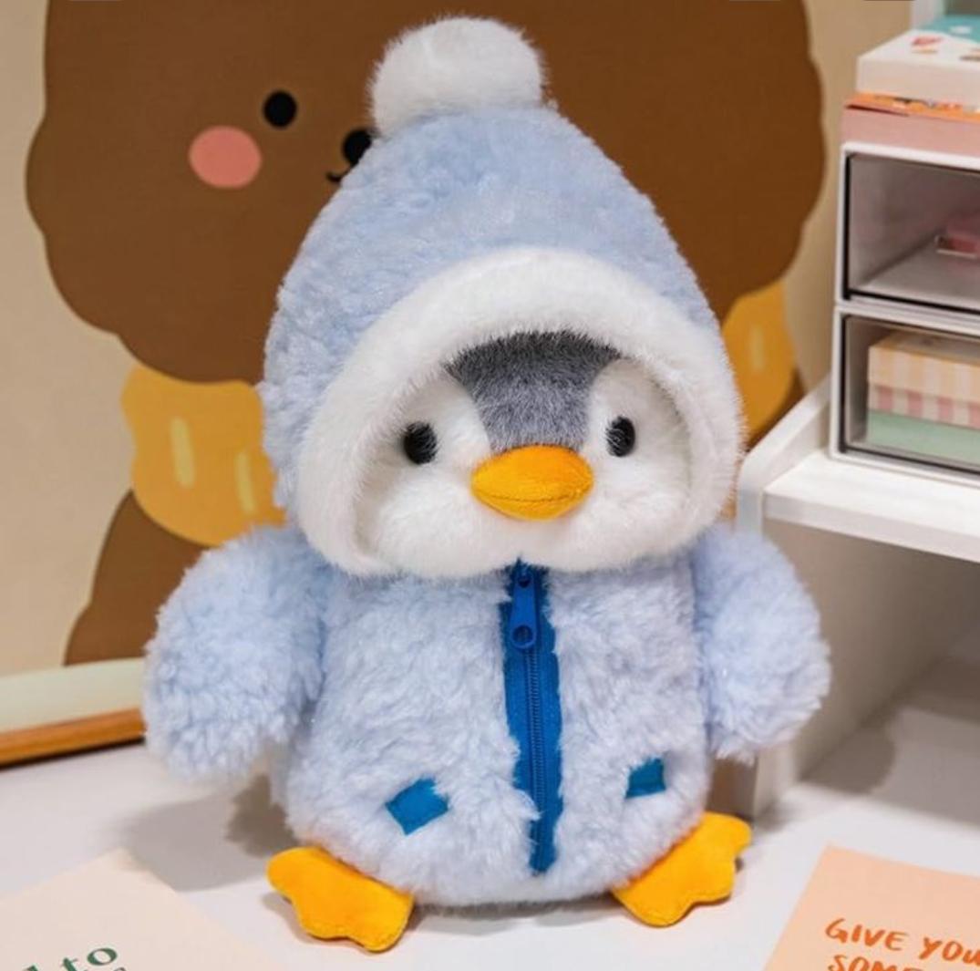 Snow Penguin Plush Toy – Cute Soft Penguin Stuffed Animal | Adorable Winter Penguin Teddy for Kids & Gifts