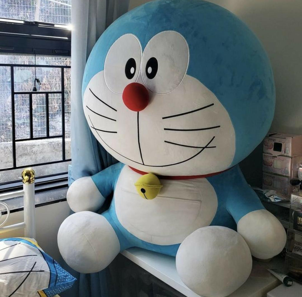 Soft Doremon-Style Stuffed Animal | Adorable Cartoon Plush for Kids & Gifts
