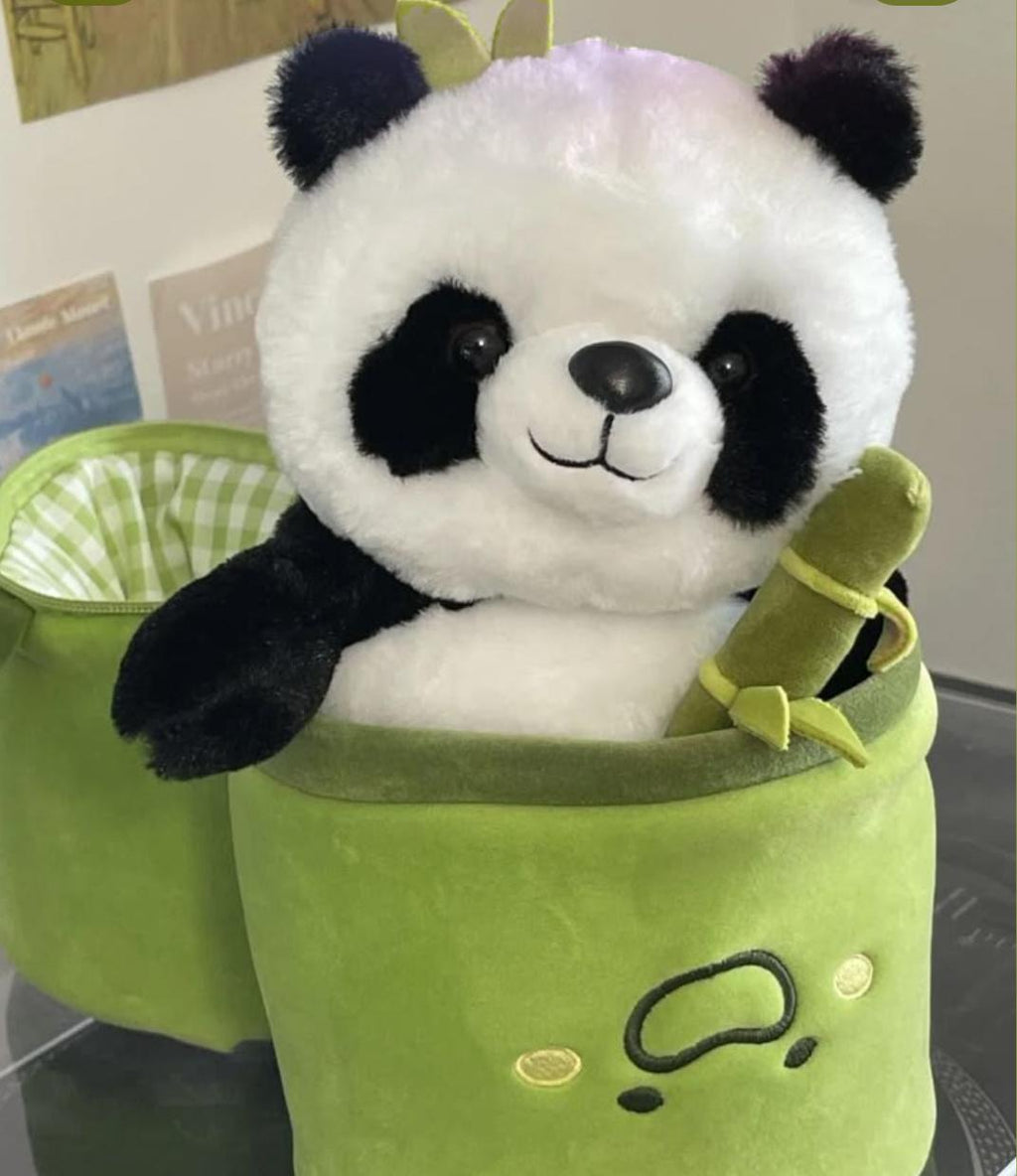Bamboo Panda Plush Toy – Cute Soft Panda Stuffed Anima