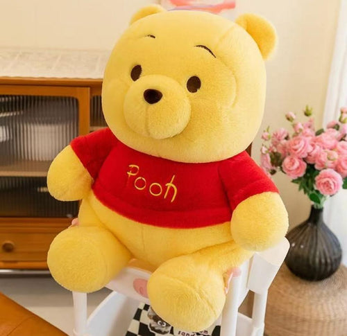 Cute Honey Bear Plush Toy – Soft Pooh-Style Teddy Bear | Adorable Stuffed Animal Gift for Kids & Baby