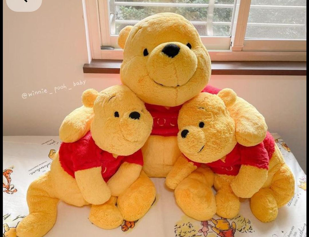 Cute Honey Bear Plush Toy – Soft Pooh-Style Teddy Bear | Adorable Stuffed Animal Gift for Kids & Baby