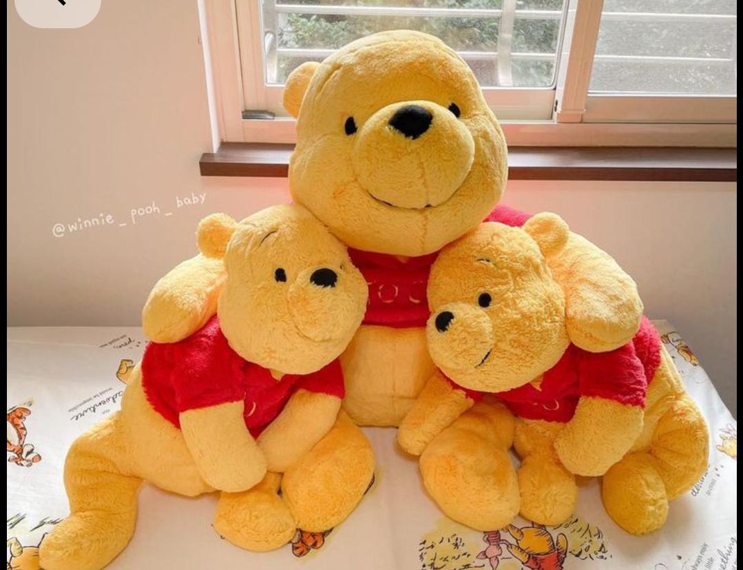 Cute Honey Bear Plush Toy – Soft Pooh-Style Teddy Bear | Adorable Stuffed Animal Gift for Kids & Baby