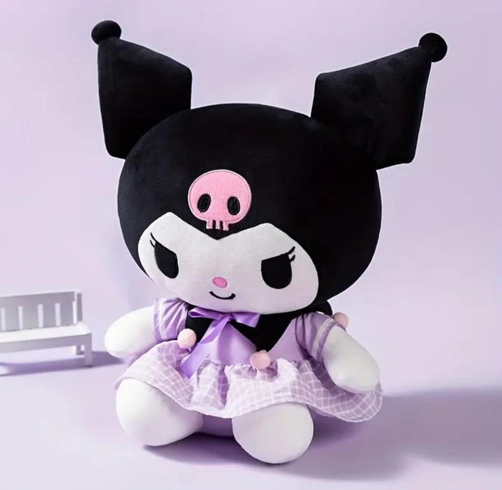 Kuromi Stuffed Toy Plush | Cute Kawaii Bunny Soft Doll | Gift for Girls & Kids